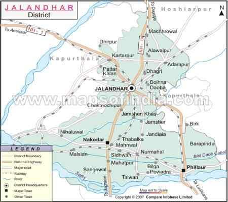 jalandhar map